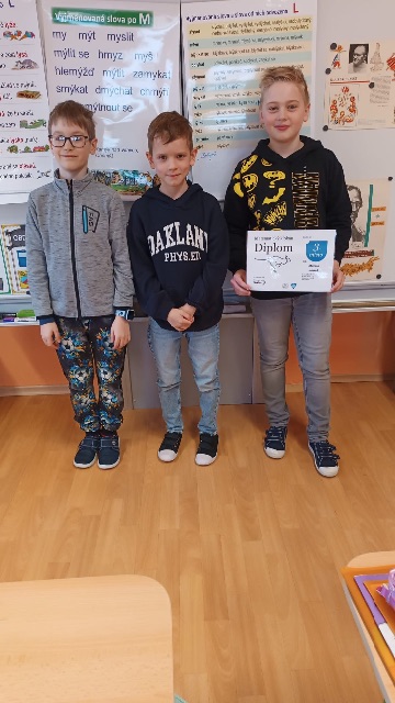 Nejlepší řešitelé soutěže MATEMATICKÝ KLOKAN